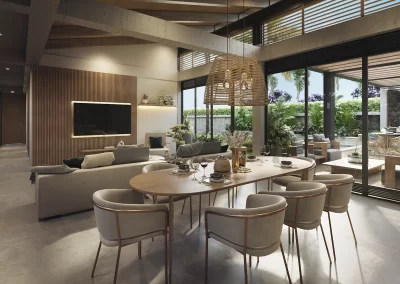 Casas campestres en Colombia _sala