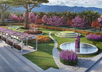 Casas campestres en Colombia _parque